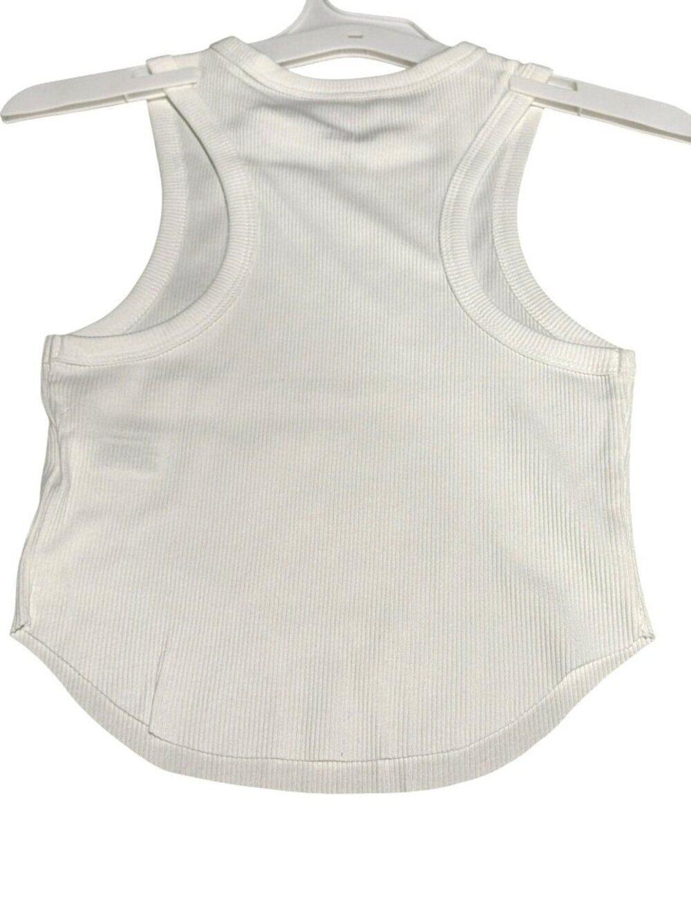 Wild Fable White Ribbed Racerback Tank Top XS - Picture 4 of 4